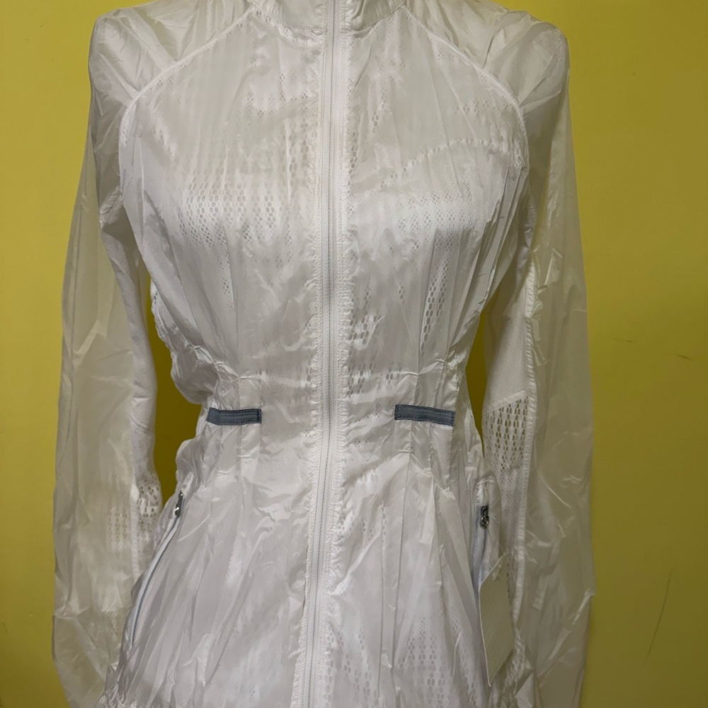 Lululemon Athletica White Sheer Jacket